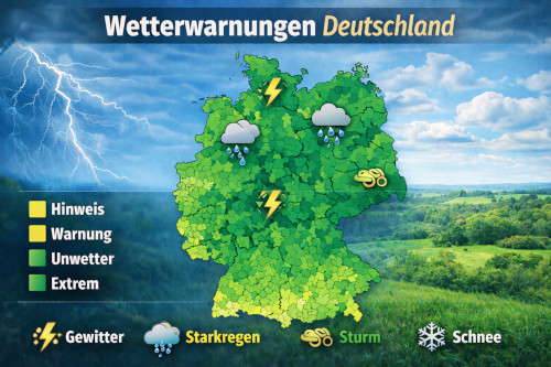 Wetterwarnungen Deutschland